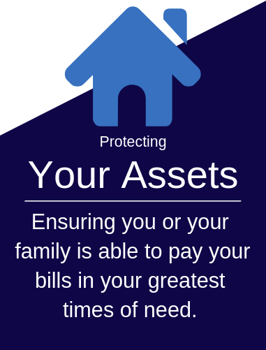 Ensuring you or your family is able to pay your bills in you greatest times of need. 